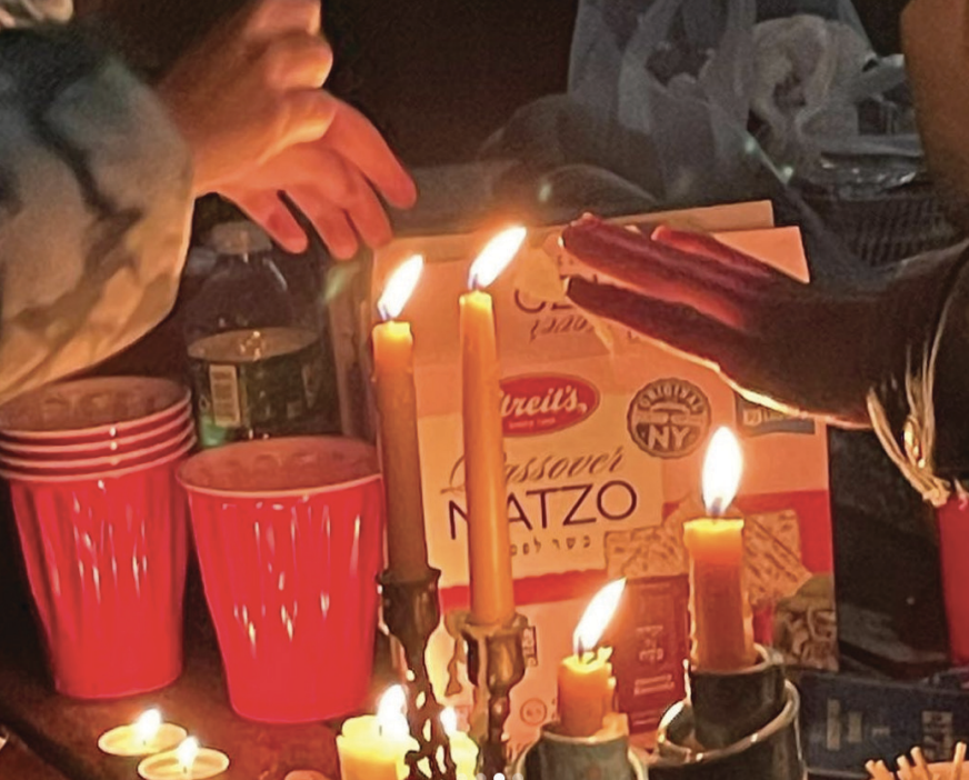 Zoomed in image of at night
